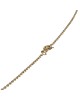 Diamond Cluster Drop Necklace in Yellow Gold